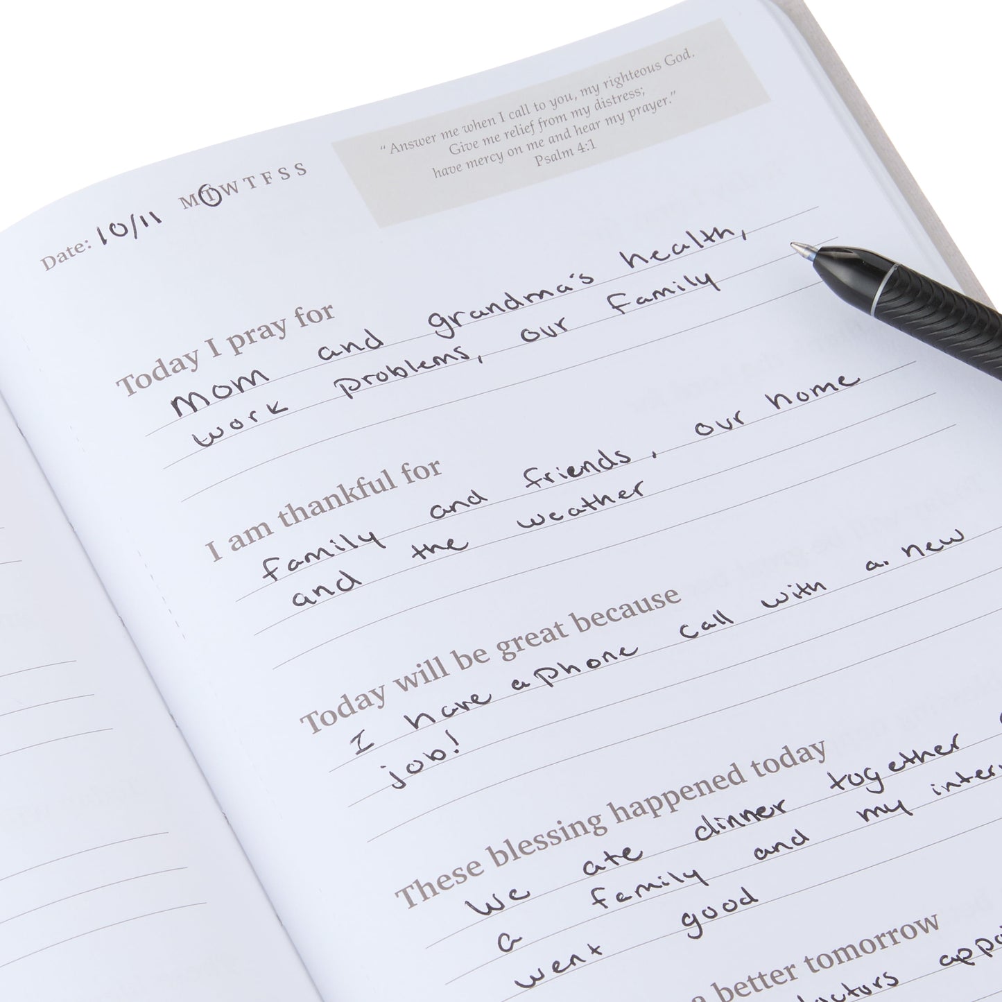 (3 Pack)  Prayer & Gratitude Journal, Gray, 6" X 8", 192 Ruled Pages