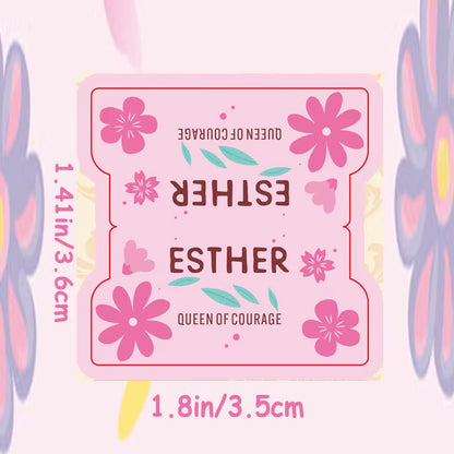 Bible Tabs Pastel Bloom-Soul Nourishing Book Summaries-75 Peel-And-Stick Laminated Bible Tabs for Men Women,Bible Study Supplies