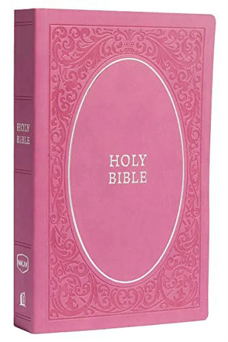 NKJV, Holy Bible, Soft Touch Edition, Imitation Leather, Pink, 7.5-Point Comfort Print