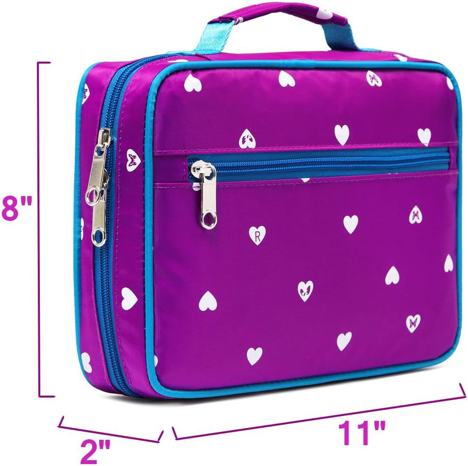Kids Bible Covers for Girls Adventure Study Bible Carrying Case Carrier Purple C